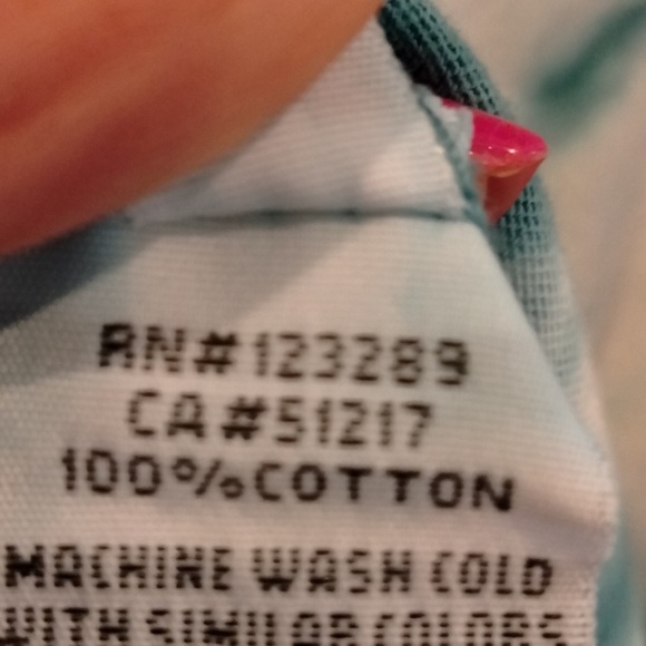 Lauren Moshi Geneva Peace Hippie Blue Cotton Beach Coverup Dress Tie Dyed XL - Picture 6 of 6